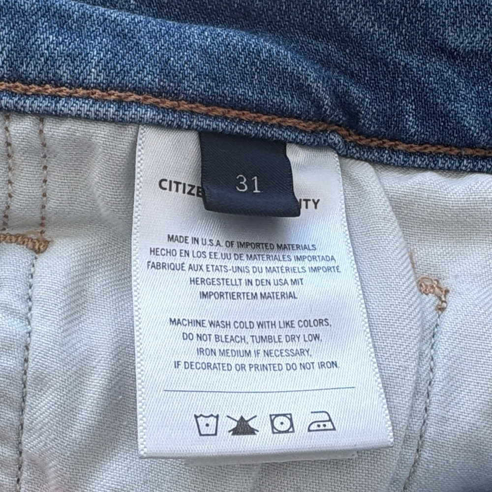 Citizens Of Humanity Loli  Blue Flare & Wide Leg Jeans - Picture 3 of 12